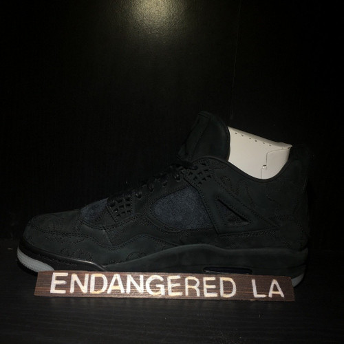Air Jordan 4 Kaws Black