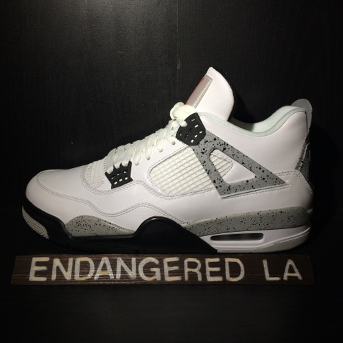 Air Jordan 4 White Cement 16'