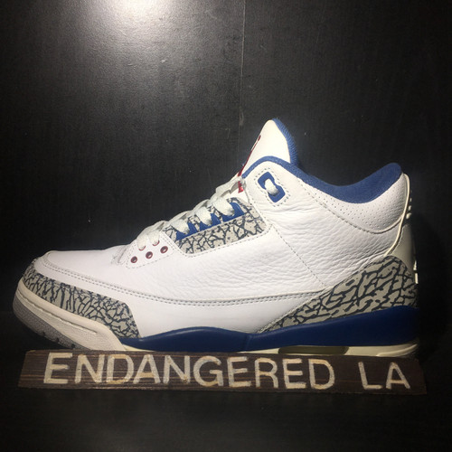 Air Jordan 3 True Blue 01' Sz 10