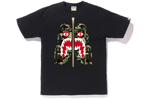 BAPE ABC Camo Tiger Tee Black/Green