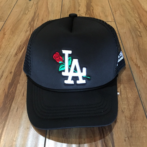 From The Ground Up LA Padded Trucker Hat Black From The Ground Up LA Padded Trucker Hat Black