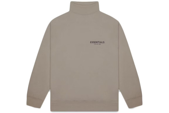 Fear of God ESSENTIALS Mock Neck Taupe S/S 21'