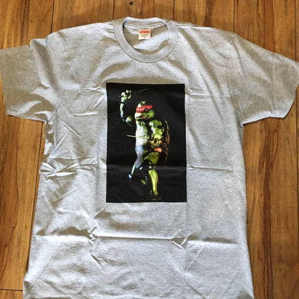 Supreme Raphael Tee Grey Sz M (#7987) Supreme Raphael Tee Grey Sz M (#7987)