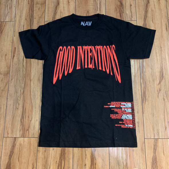 Nav x Vlone Bad Habits Tee Black Sz S (#8482) Nav x Vlone Bad Habits Tee Black Sz S (#8482)