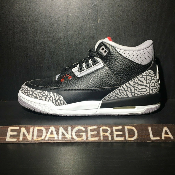 Air Jordan 3 Black Cement 18' Sz 7 (#24202) Air Jordan 3 Black Cement 18' Sz 7 (#24202)