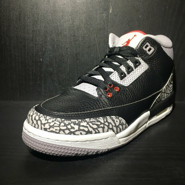 Air Jordan 3 Black Cement 18' Sz 7 (#24202) Air Jordan 3 Black Cement 18' Sz 7 (#24202)