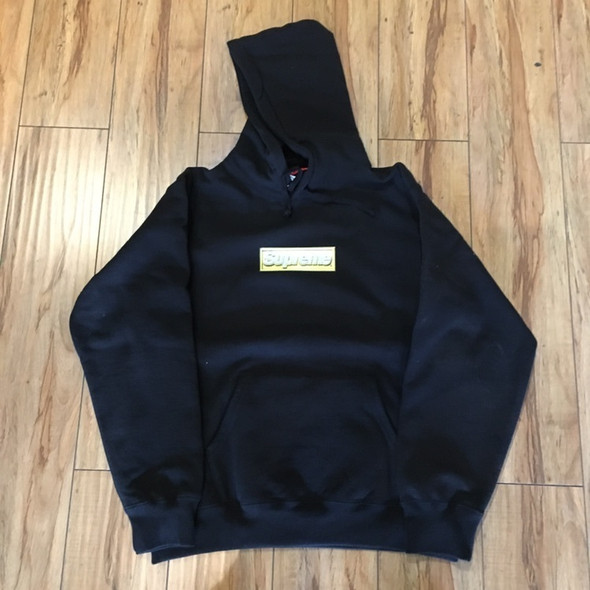 Supreme Hoodie Bling Box Logo Black S/S 22' Sz M (#8698) Supreme Hoodie Bling Box Logo Black S/S 22' Sz M (#8698)