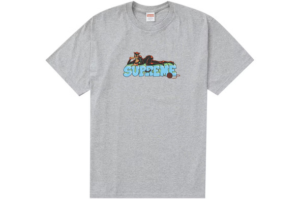 Supreme Samurai Tee Heather Grey F/W 21' - ENDANGERED LA