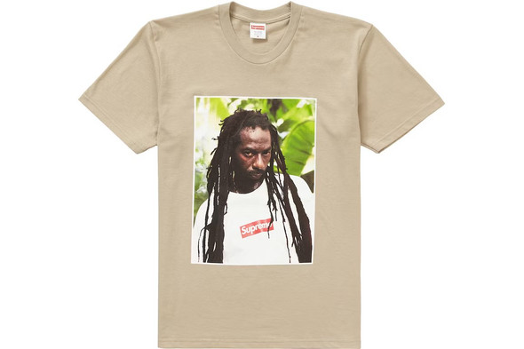 Supreme Buju Banton Tee Clay S/S 19' Sz M (#9029)