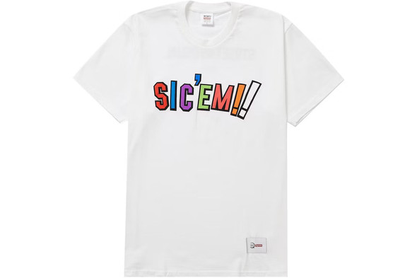 Supreme WTAPS Sic' Em! Tee White F/W 21'