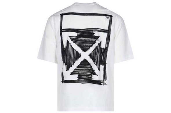 Off-White Sketch Arrows Logo Tee White