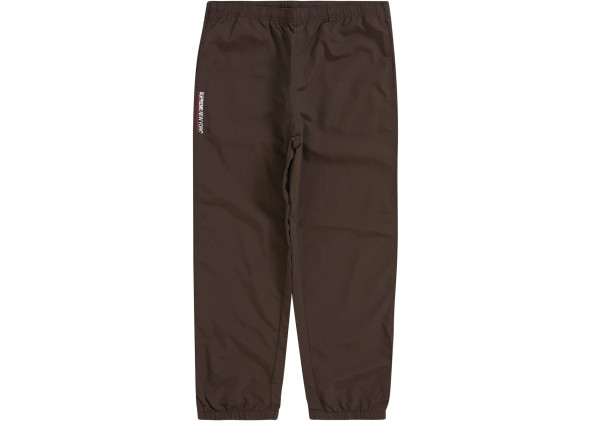 Supreme Warm-Up Pants Brown F/W 22' Sz L (#9600)