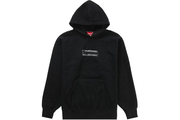 Supreme Hoodie CDG Box Logo Black S/S 17' - ENDANGERED LA