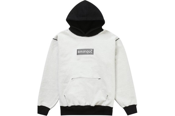 Supreme Hoodie CDG Box Logo Black S/S 17' - ENDANGERED LA