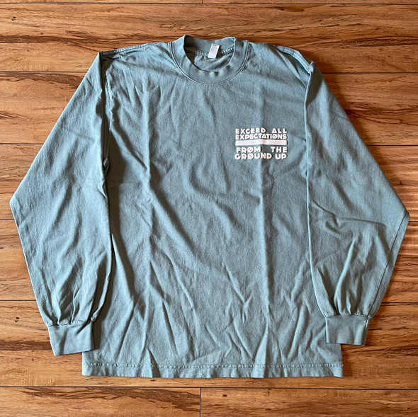 From The Ground Up EAE L/S Tee Vintage Seafoam Green
