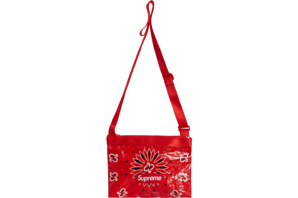 Supreme Bandana Tarp Side Bag Red S/S 21' (#10028)