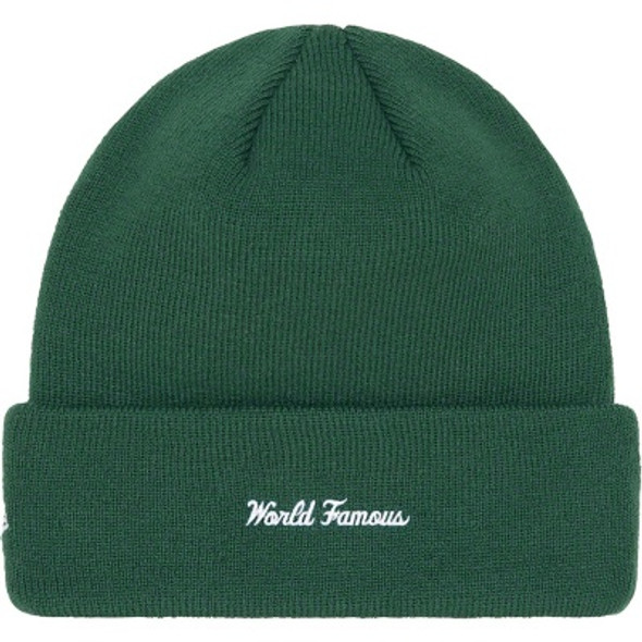 Supreme Box Logo Beanie Dark Pine F/W 22'