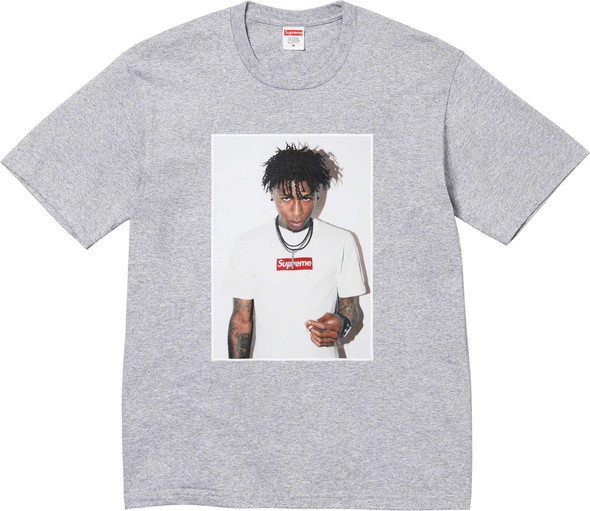 23fw Supreme NYC Tee Heather Grey