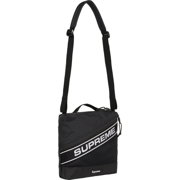 Supreme 3D Logo Shoulder Bag Black F/W 23'