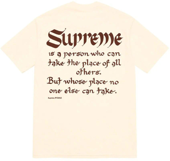 Supreme Antihero Curbs Tee White S/S 22'