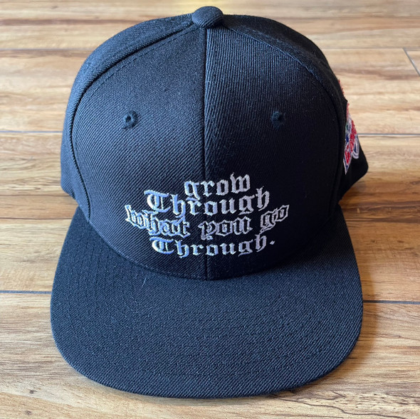 From The Ground Up Growth Snap Back Hat Black (W/ Side Patch)