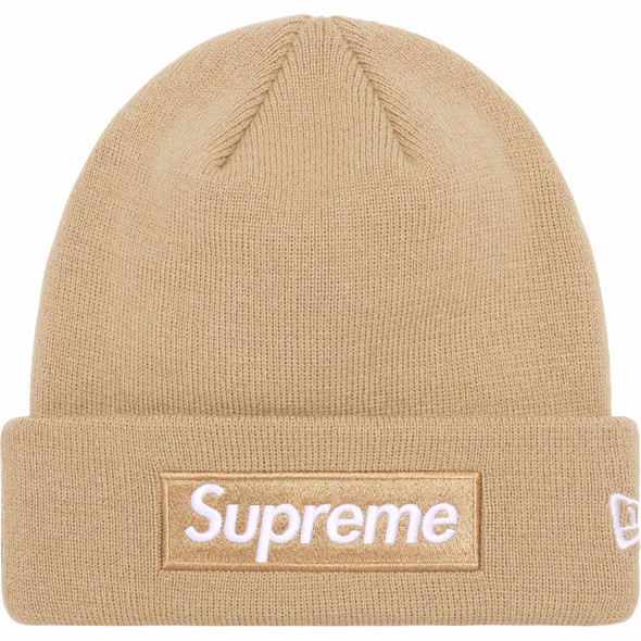 Supreme New Era Box Logo Beanie Black F/W 23'