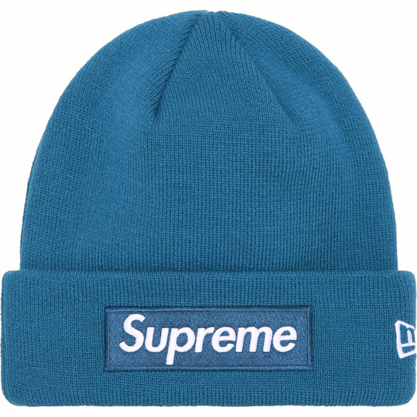 Supreme Box Logo Beanie Dark Pine F/W 22'