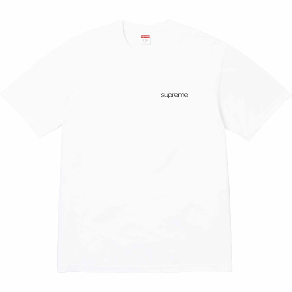 Supreme Yin Yang Tee White F/W 23'