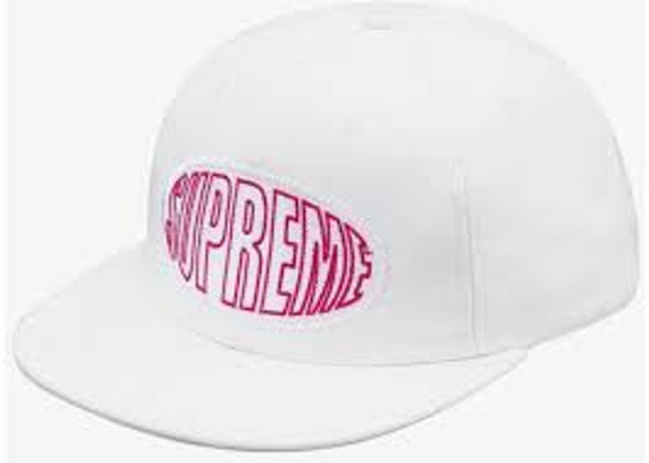 Supreme Hat Patchwork Madras S Logo 6-Panel Navy Plaid