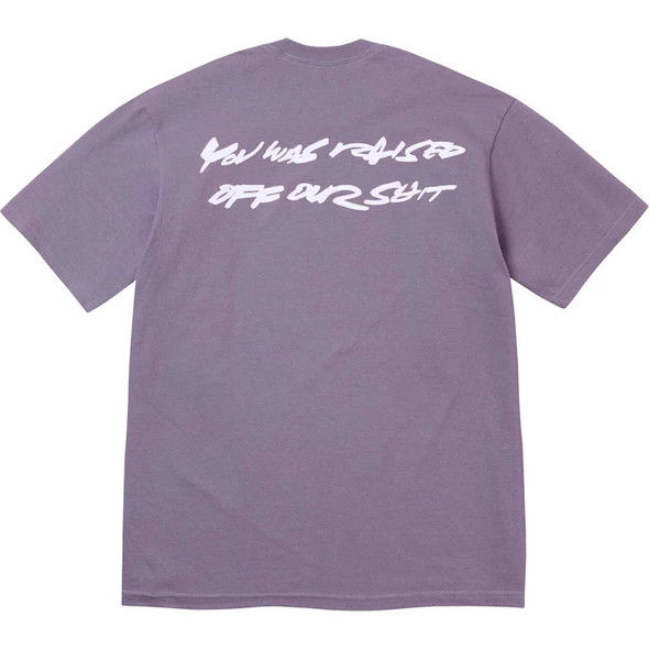 Supreme Futura Box Logo Dusty Purple S/S 24'.