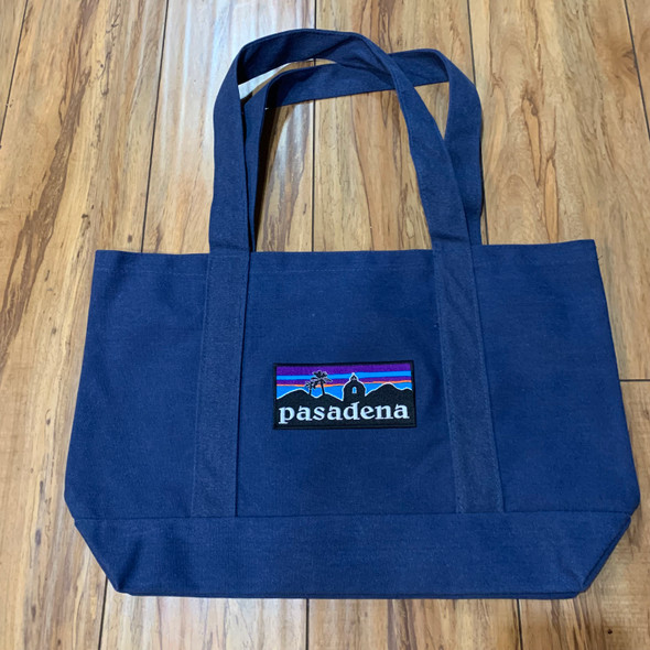 From The Ground Up Tote Bag Slate Blue