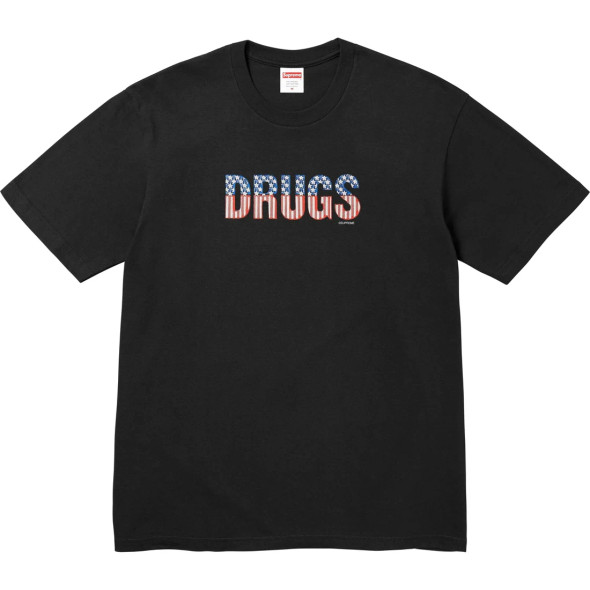 Supreme Drugs Tee Black F/W 24'