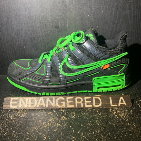 Nike Rubber Dunk Low Off-White Green Strike Sz 11