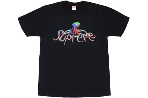 Supreme Tentacles Tee Black S/S 18'