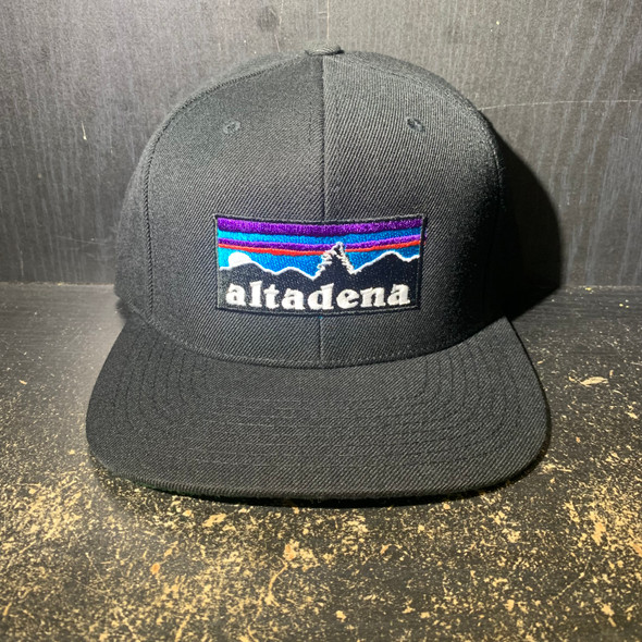 From The Ground Up Altadena Snap Back Hat Black From The Ground Up Altadena Snap Back Hat Black