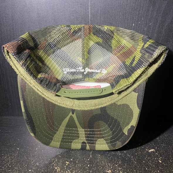 From The Ground Up Pasadena Bilt Padded Trucker Hat Green Camo From The Ground Up Pasadena Bilt Padded Trucker Hat Green Camo