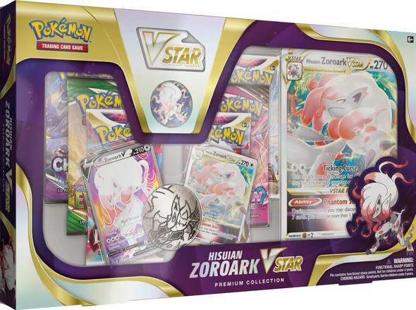 Pokemon Sword & Shield Hisuian Zoroark VSTAR Premium Collection Box