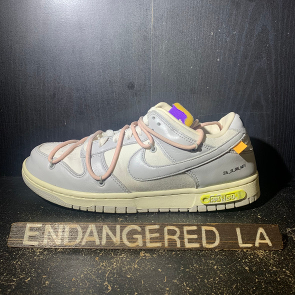 Nike Dunk Low Off White Lot 24 Sz 9.5 Nike Dunk Low Off White Lot 24 Sz 9.5