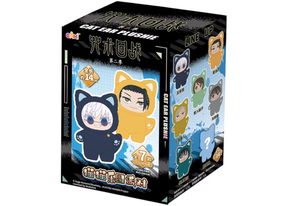 Miniso Top Toy Jujutsu Kaisen Cat Ear Plushie Series Keychains Blind Box Miniso Top Toy Jujutsu Kaisen Cat Ear Plushie Series Keychains Blind Box
