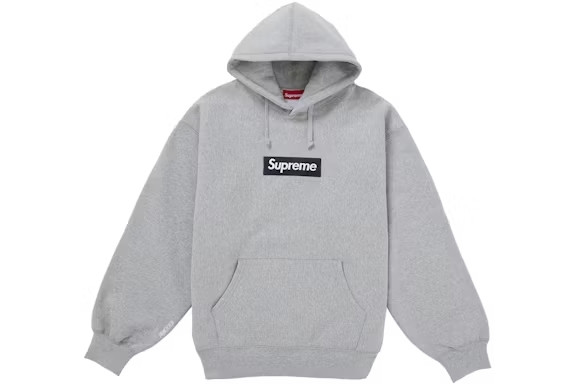 Supreme Box Logo Hoodie Navy F/W 25'