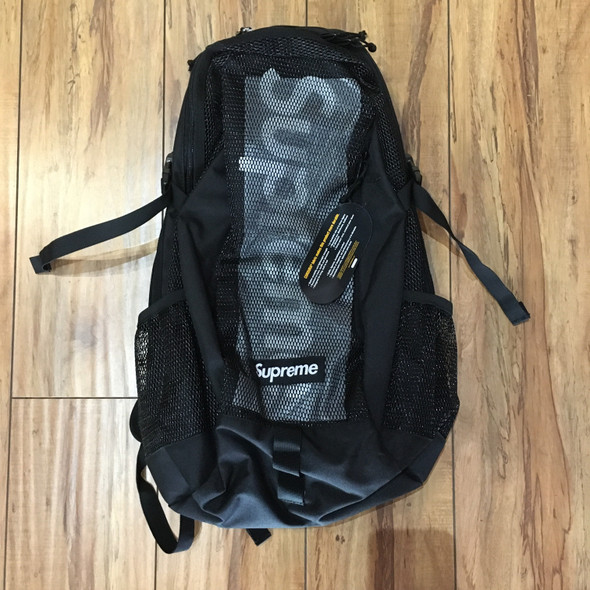 Supreme Backpack Tote Black S/S 19' - ENDANGERED LA