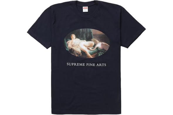 Supreme Jersey Shirt Navy Sz S (#8682)