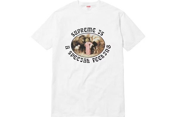 Supreme WTAPS Sic' Em! Tee White F/W 21'