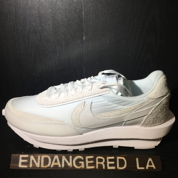 Nike Sacai Waffle Nylon White Sz 10.5 Nike Sacai Waffle Nylon White Sz 10.5
