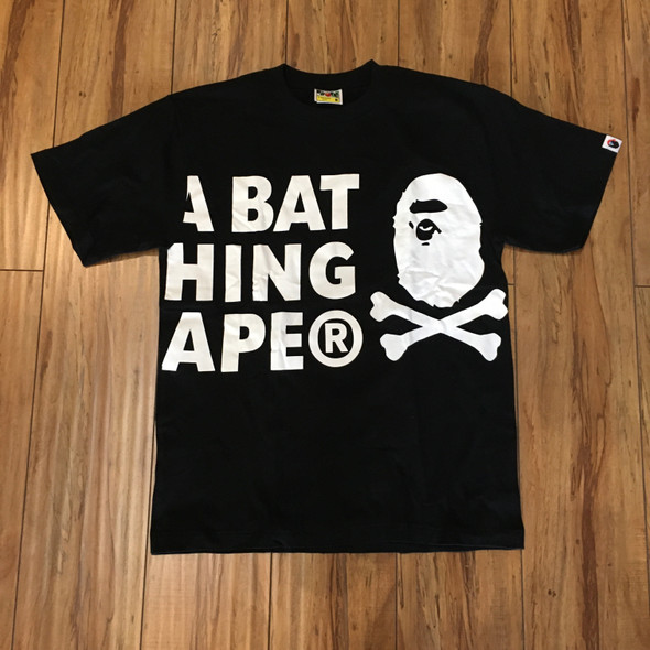 Bape Crossbone Tee Black Sz M Bape Crossbone Tee Black Sz M