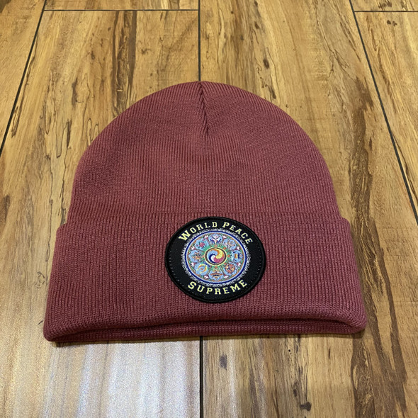 Supreme Beanie World Peace Light Olive F/W 20' 1 - ENDANGERED LA