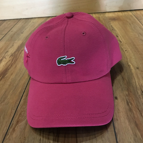 Supreme Hat Lacoste Pique 6-Panel Pink F/W 19'