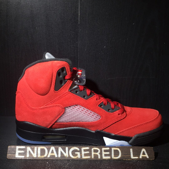 Air Jordan 5 Raging Bull Red 21' Sz 8 (#28928)