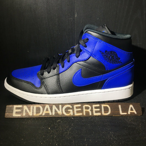 Air Jordan 1 Mid Royal Tumbled Leather Sz 9 (#18370) Air Jordan 1 Mid Royal Tumbled Leather Sz 9 (#18370)