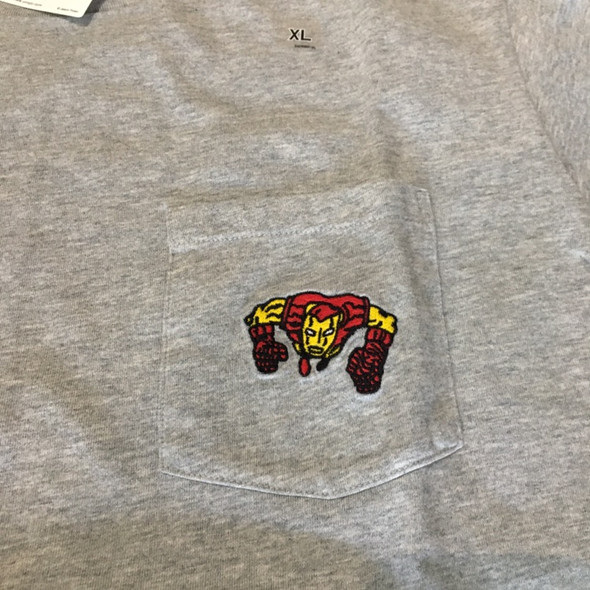 Uniqlo Marvel x Jason Polan Iron Man Pocket Tee Sz XL (#7363) Uniqlo Marvel x Jason Polan Iron Man Pocket Tee Sz XL (#7363)